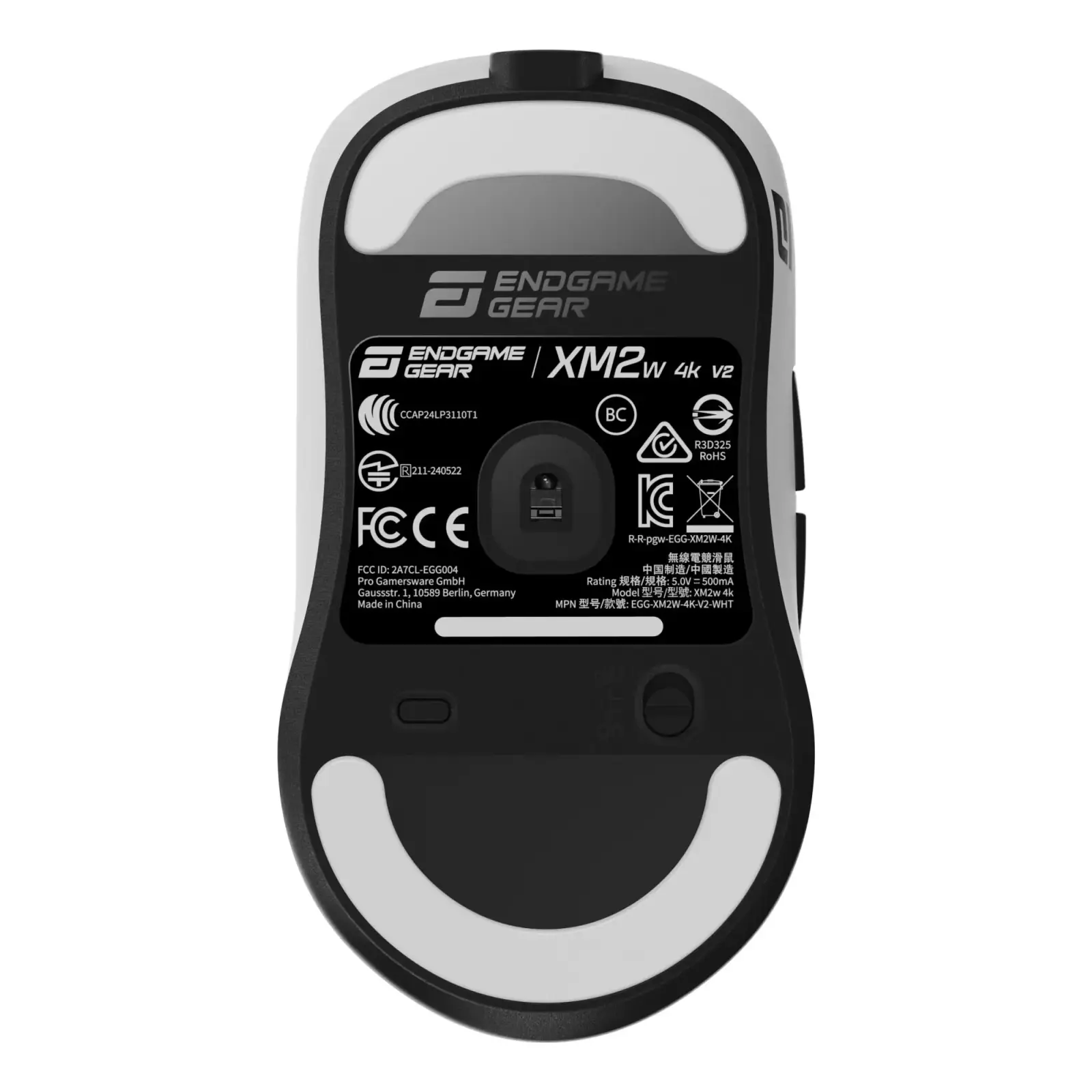 Миша ігрова бездротова Endgame Gear XM2w 4k v2, білий (PGW-EG-MOU-080) UA