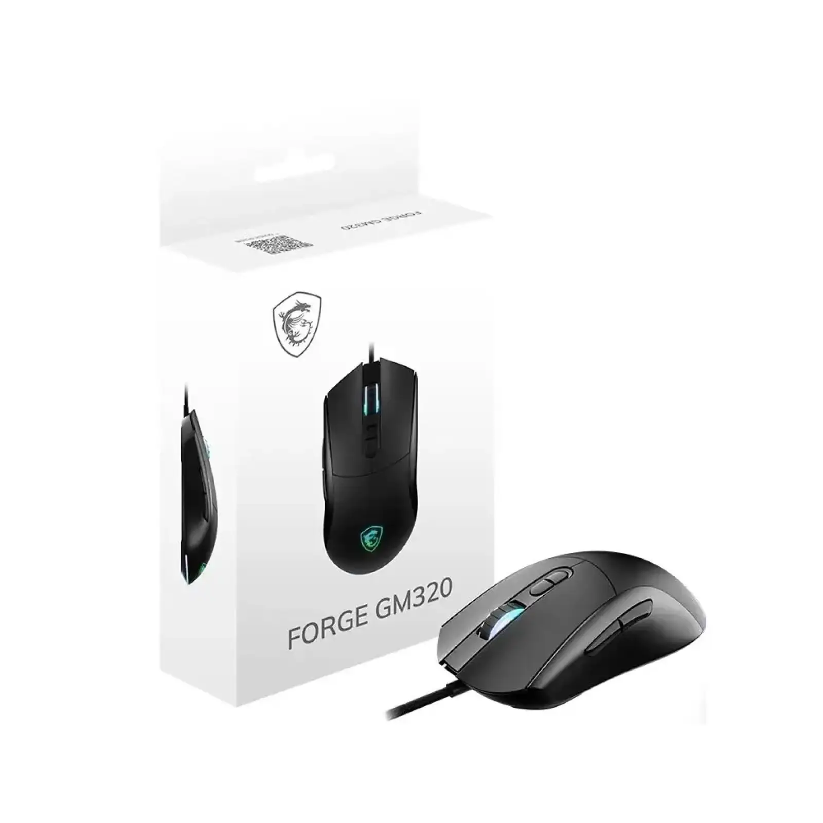 Миша дротова MSI FORGE GM320 RGB, чорний UA