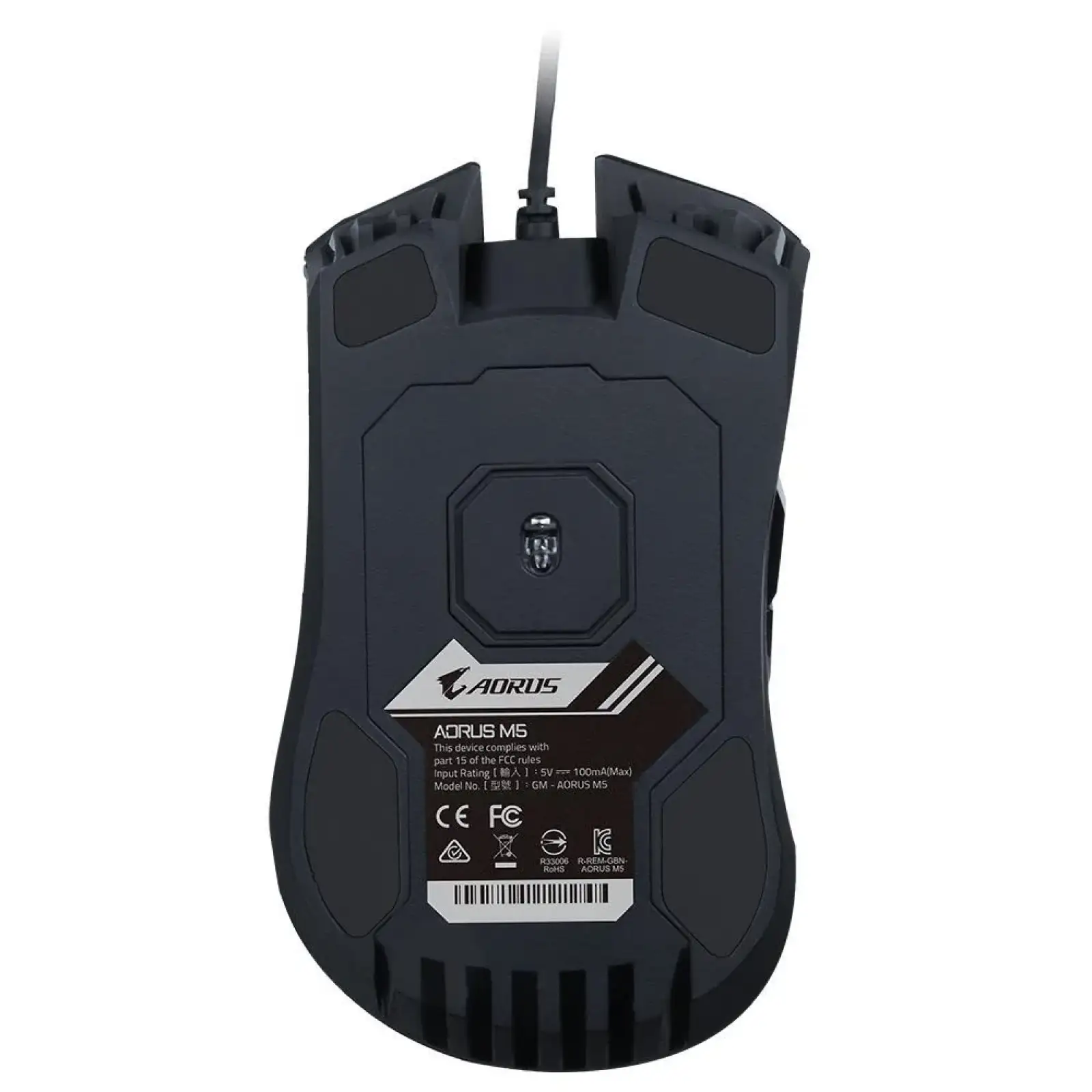 Миша USB OPTICAL BLACK AORUS M5 GIGABYTE UA