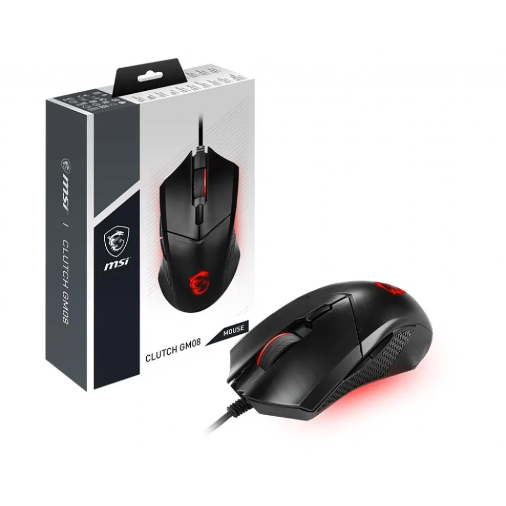 Миша USB OPTICAL GAMING CLUTCH GM08 MSI UA