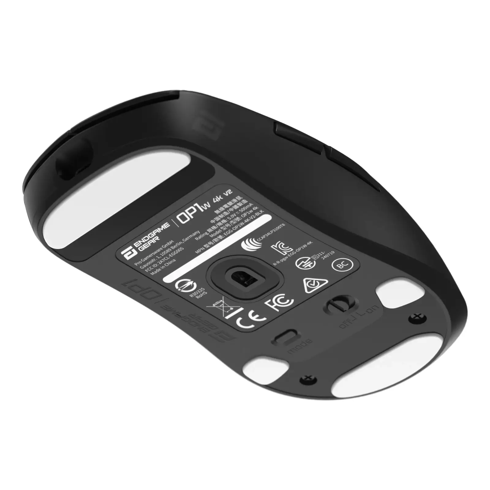 Миша ігрова бездротова Endgame Gear OP1w 4k v2, чорний (PGW-EG-MOU-071) UA