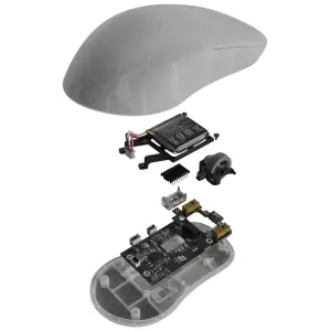 Миша ігрова бездротова Endgame Gear XM2w 4k v2 , білий (прозорий) (PGW-EG-MOU-082) UA