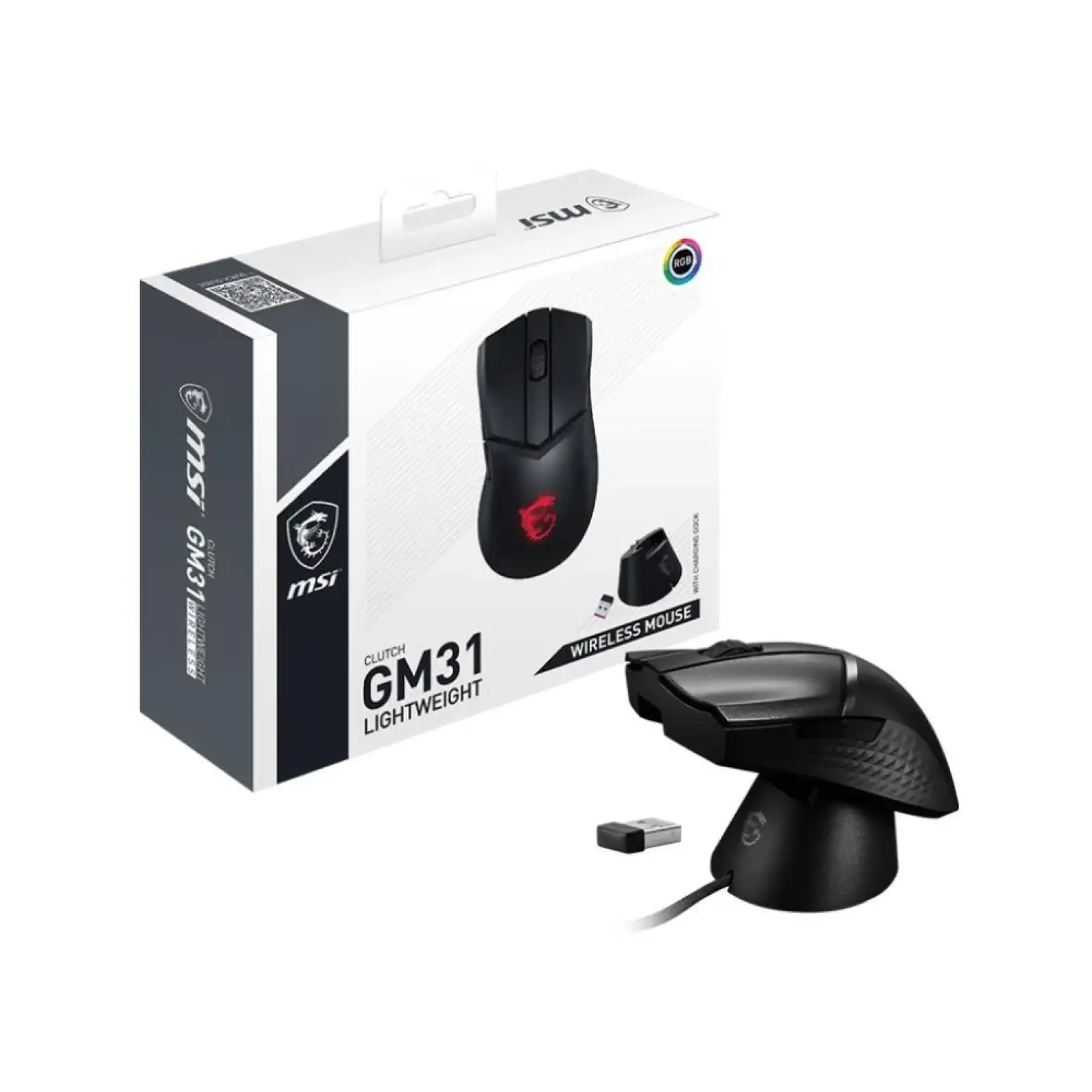 Миша USB OPTICAL WRL GAMING CLUTCH GM31LIGHTWEIGHT WRL MSI UA