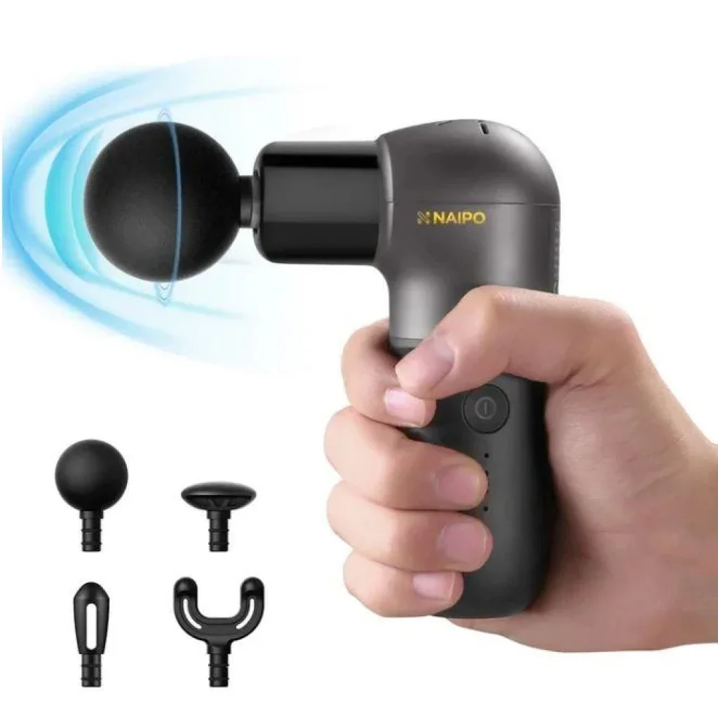 Масажер перкусійний ручний NAIPO MINI Massage Gun для тіла без підігріву MGPC-002 UA