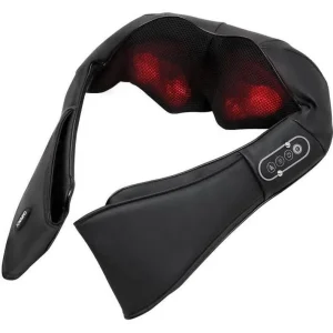 Масажер NAIPO Shoulder & Neck Massager with Shiatsu Kneading Massage and Heat з підігрівом для шиї з функціями масажу Шиатцу та 3D-обертанням MGS-150DC UA