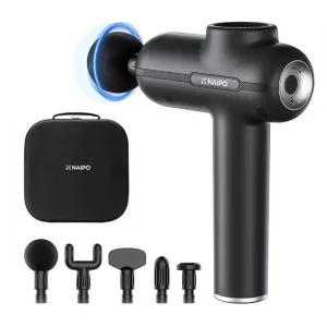 Масажер перкусійний ручний NAIPO Massage Gun для тіла без підігріву MGG-2103 UA