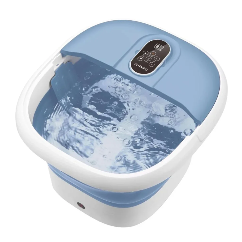 Масажер для ніг Naipo NPFT-SPA02 (blue) із функцією масажу Шиатцу, нагріванням та спа UA