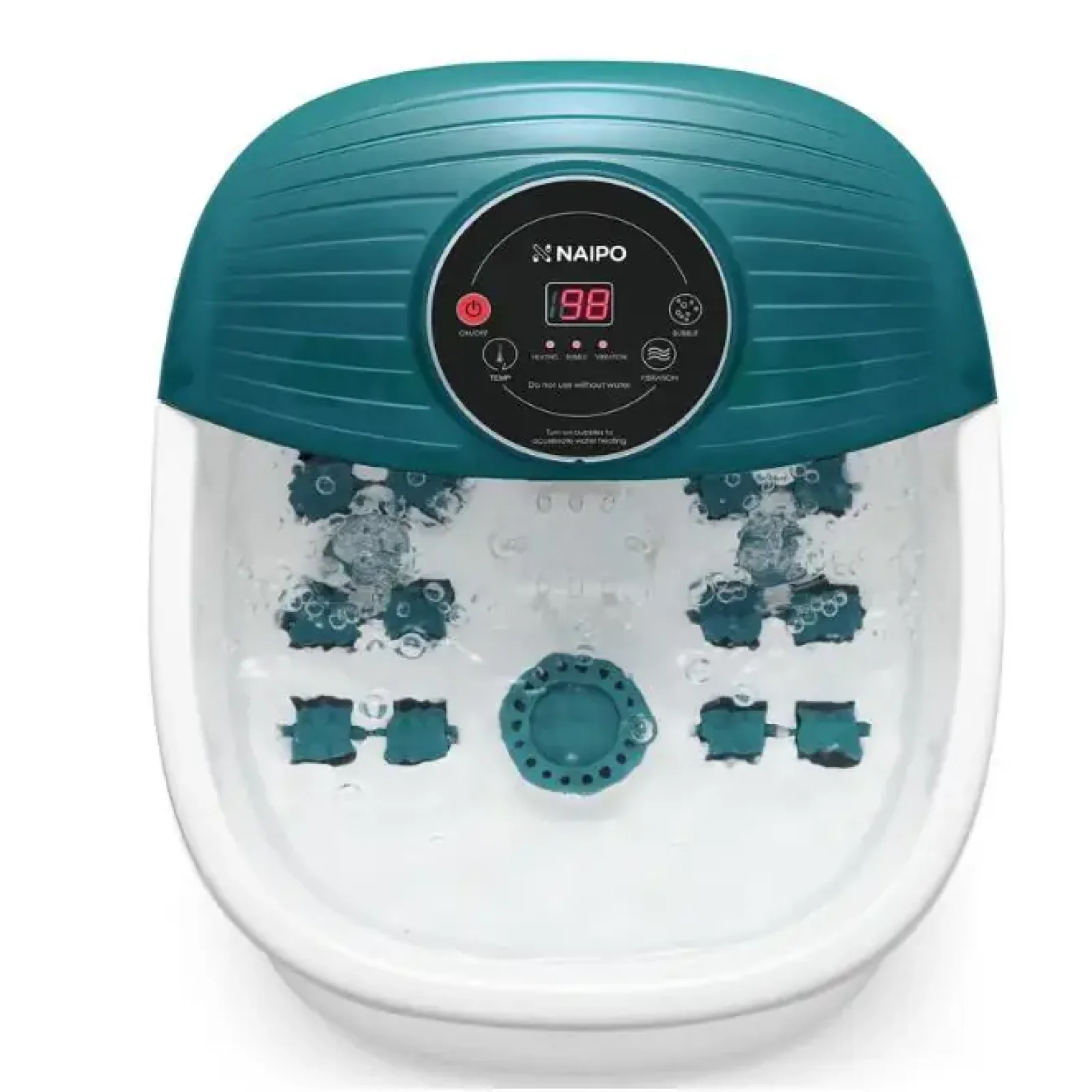 Спа-массажер для ног с подогревом NAIPO XKAM-SPA18 Green (MASSAGER FOOT SPA) UA