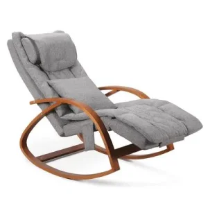 Масажер - крісло-гойдалка NAIPO Massage Rocking Chair для спіни з підігрівом, вібрацією та додатковою функцією масажу Шиатцу MGC-2300P UA