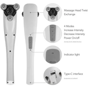 Перкусійний ручний масажер для тіла Naipo XF-5120 UA