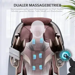 Масажне крісло NAIPO MGC-8900 Massage Chair Blue MGC-8900 UA