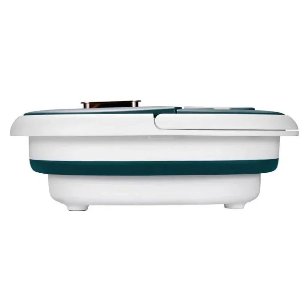 Спа-масажер NAIPO Foot Spa Massager для ніг з підігрівом, вібрацією та функцієюмасажу Шиатцу з дістанційним керуванням Green NPFT-SPA02 UA