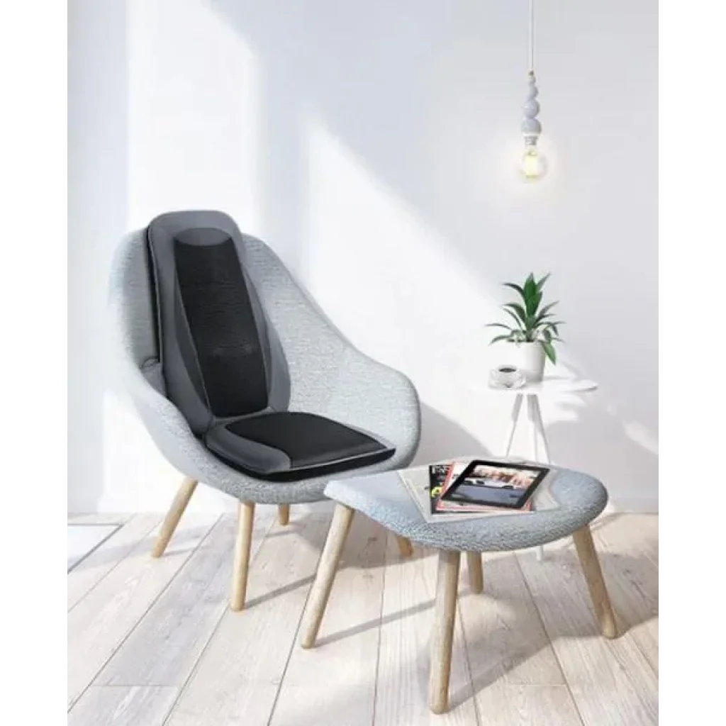 Масажна накидка на крісло NAIPO Neck & Back Massager з підігрівом, вібрацією та функцією масажу Шиатцу MGBK-2606H UA