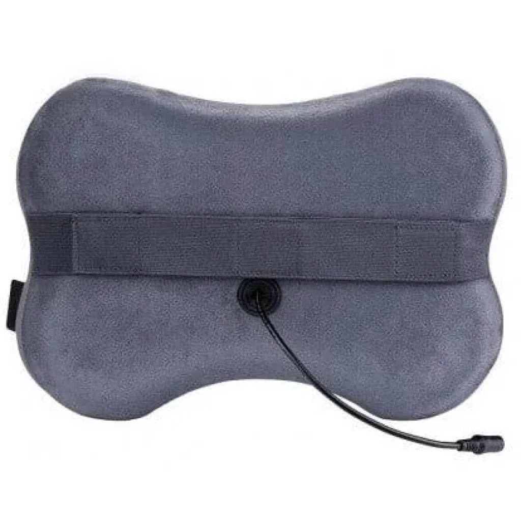 Масажна подушка NAIPO Back and Neck (Ultra-soft Plush Fabric) для спини та шиї з підігрівом та додатковою функцією масажу Шиатцу MGP-129M UA