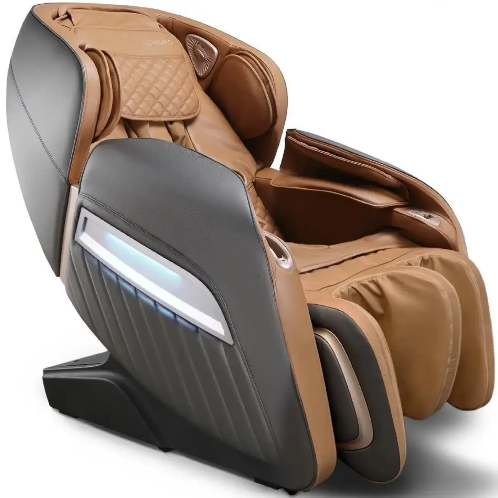 Масажне крісло Naipo MGC-A350 Full Body Music Massage Chair з масажем для ніг, колір Brown (MGC-A350) (MGC-A350(BROWN)) UA