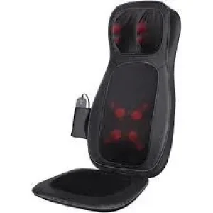 Масажна накидка на крісло Naipo Neck and Back з підігрівом і вібрацією MGBK-C2030 (Black) UA