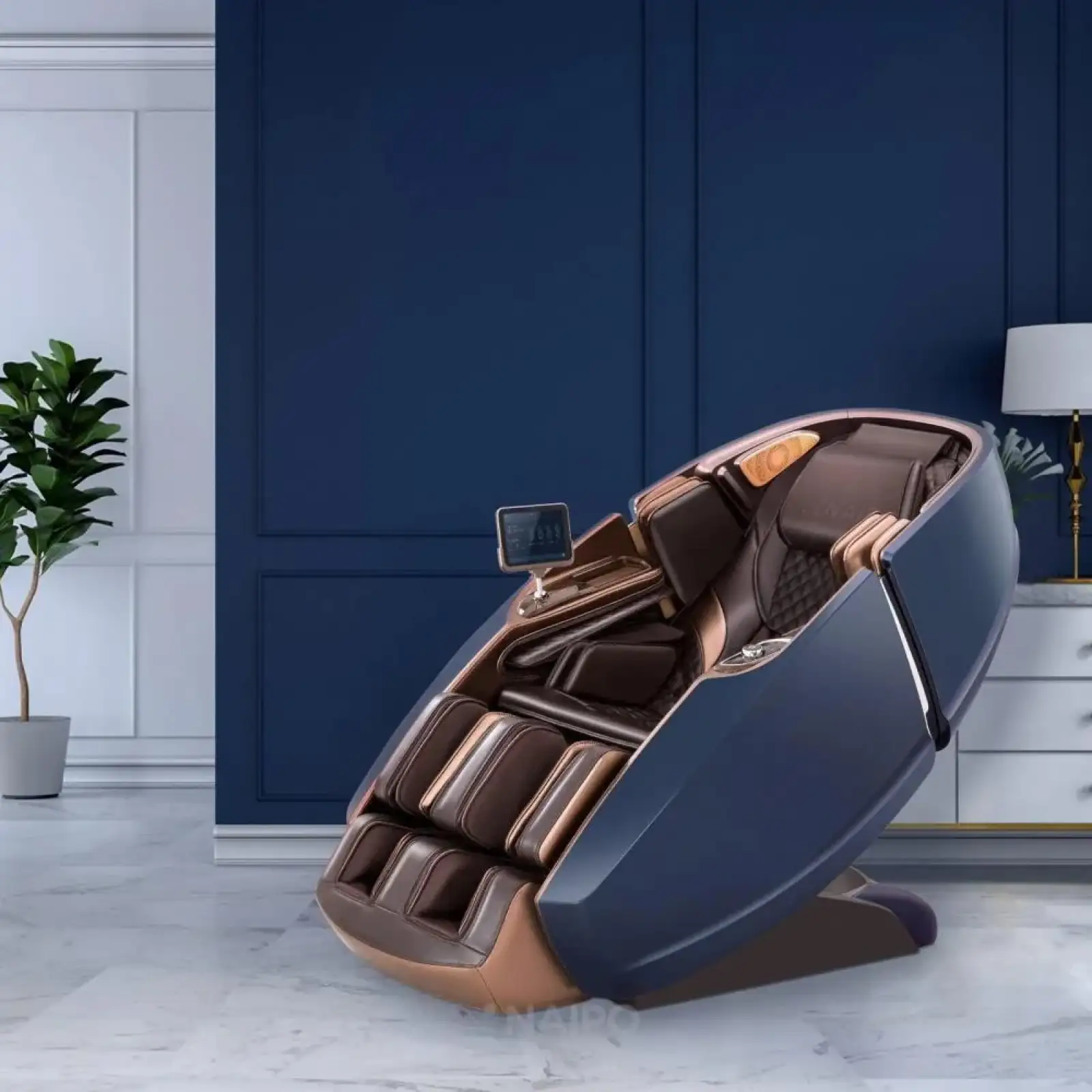 Масажне крісло NAIPO MGC-8900 Massage Chair Blue MGC-8900 UA