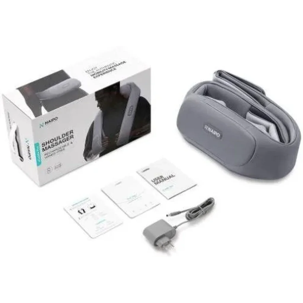 Масажер NAIPO oCuddle Plus Shiatsu Rechargeable Massager для плечей та шиї з вібрацією та додатковою функцією масажу Шиатцу oCuddle-P1 UA