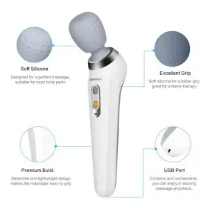 Масажер ручний NAIPO Handheld Wand Massager для тіла без підігріву MGPC-806P UA