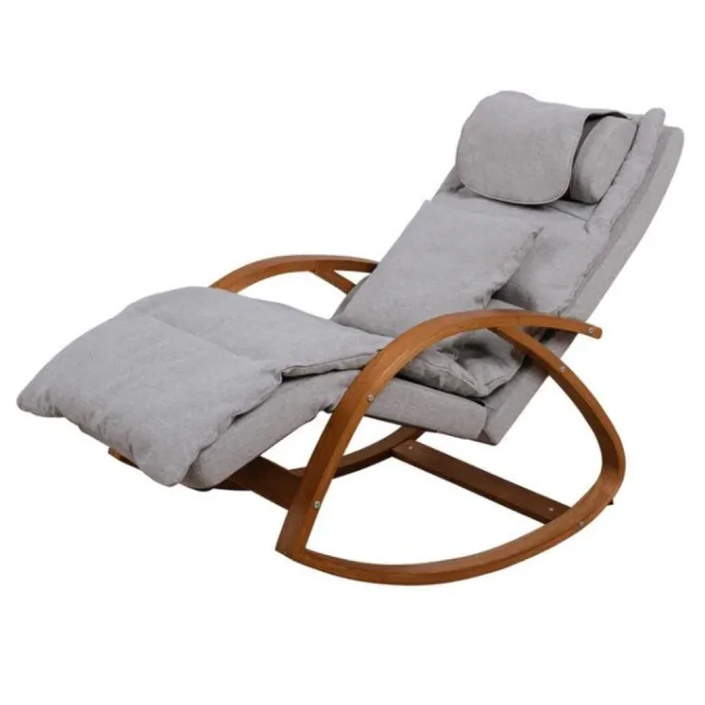 Масажер - крісло-гойдалка NAIPO Massage Rocking Chair для спіни з підігрівом, вібрацією та додатковою функцією масажу Шиатцу MGC-2300P UA