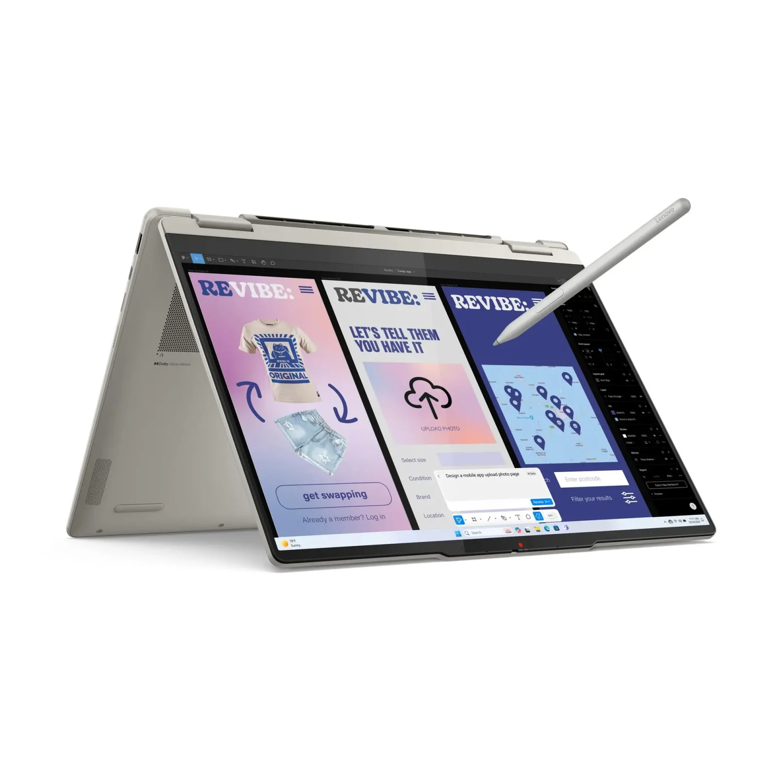 Ноутбук Lenovo Yoga 7 2-in-1 14ILL10 Seashell (83JQ00D4RA) UA