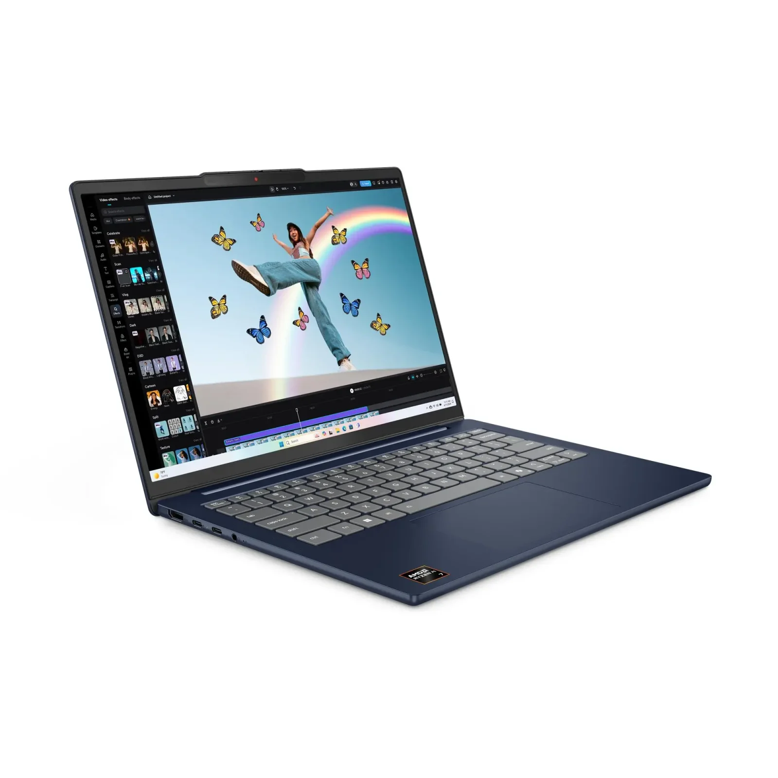 Ноутбук Lenovo IdeaPad Slim 5 14ARP10 Cosmic Blue (83HT003ERA) UA