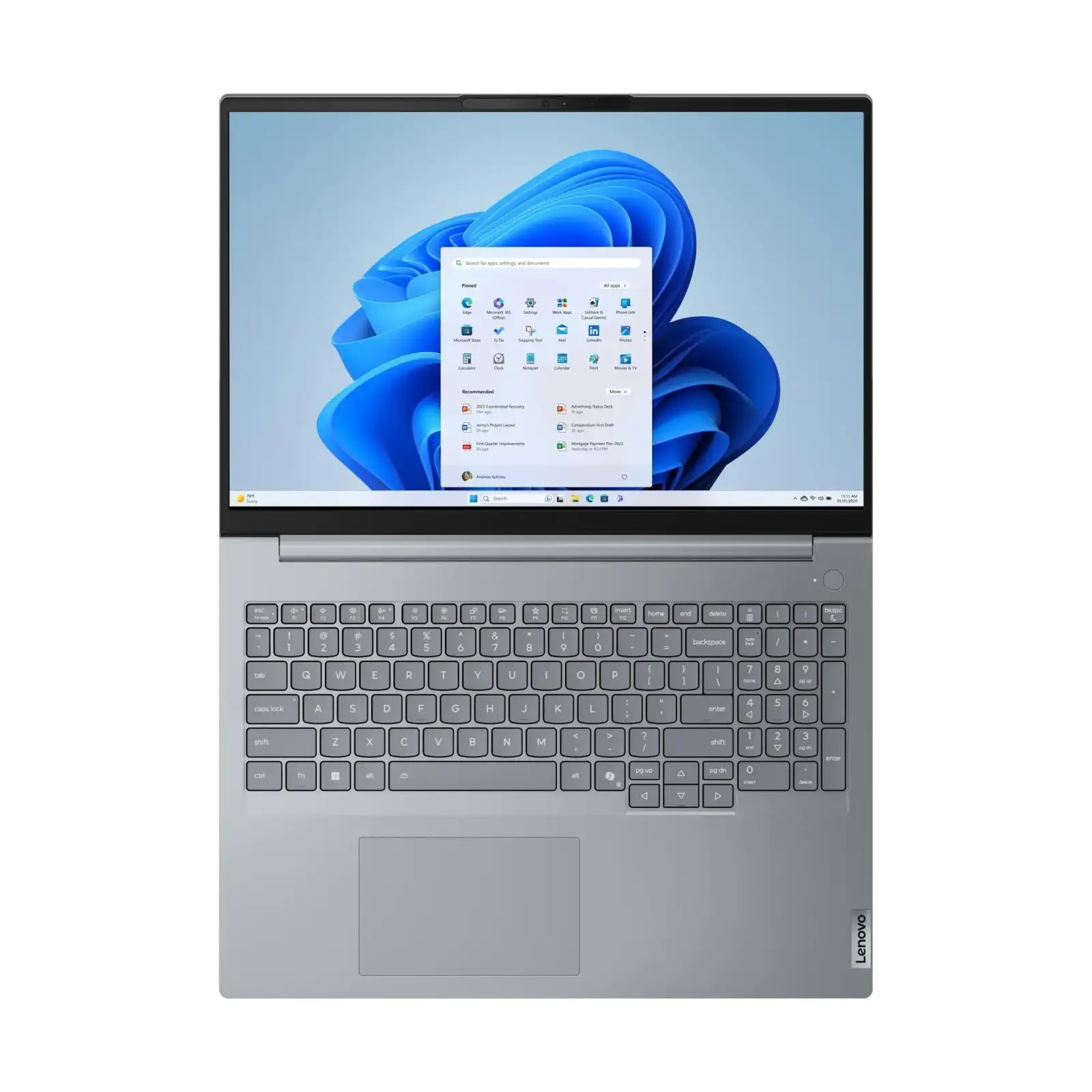 Ноутбук Lenovo ThinkBook 16 G9 IRL Arctic Grey (21US005URA) UA