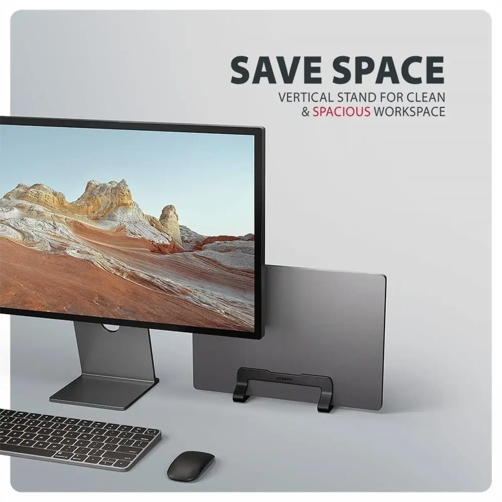 Вертикальна підставка для ноутбуків AXAGON STND-VB (розмір 10