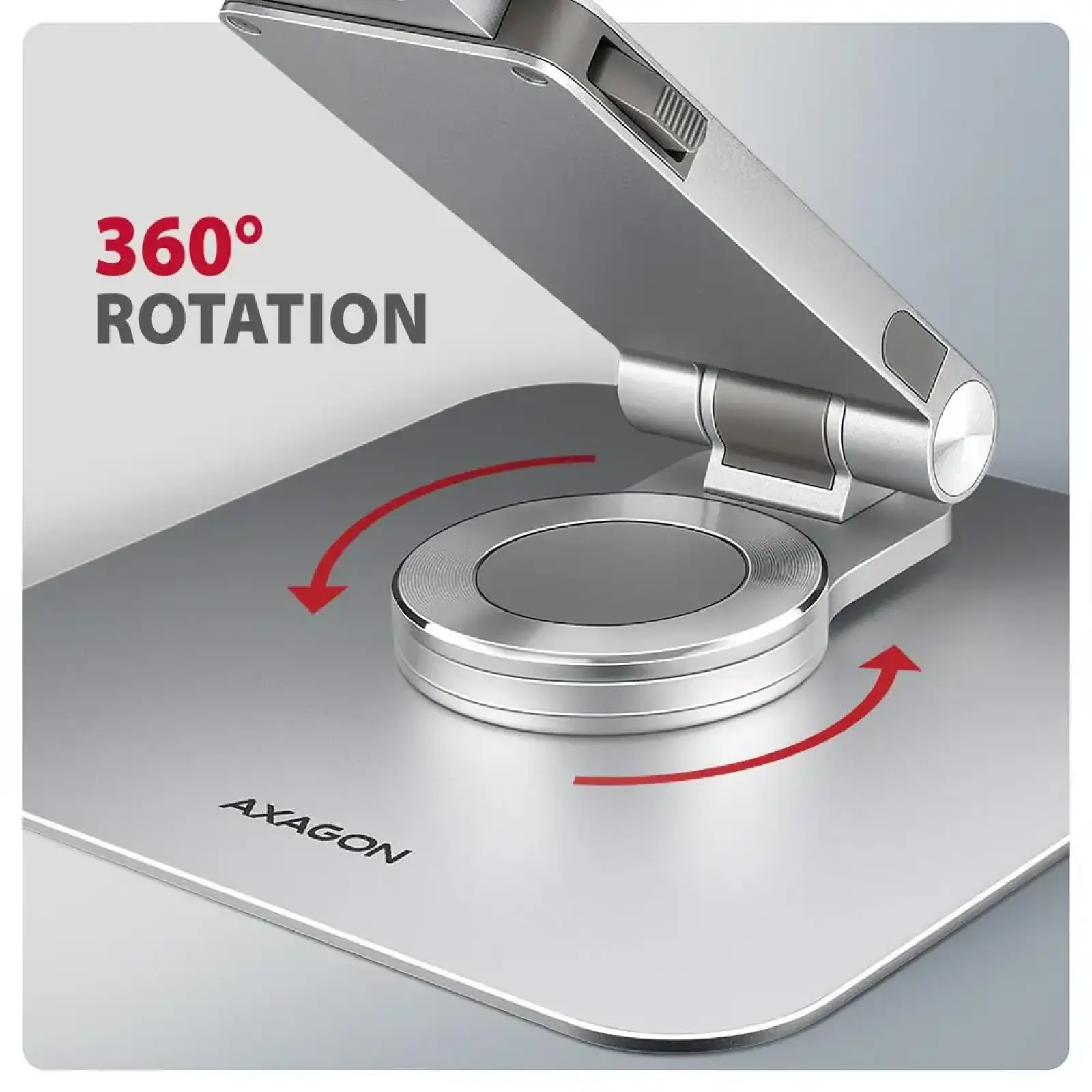 Підставка для ноутбуків AXAGON STND-LR стійка з попоротом на 360° (розмір 10