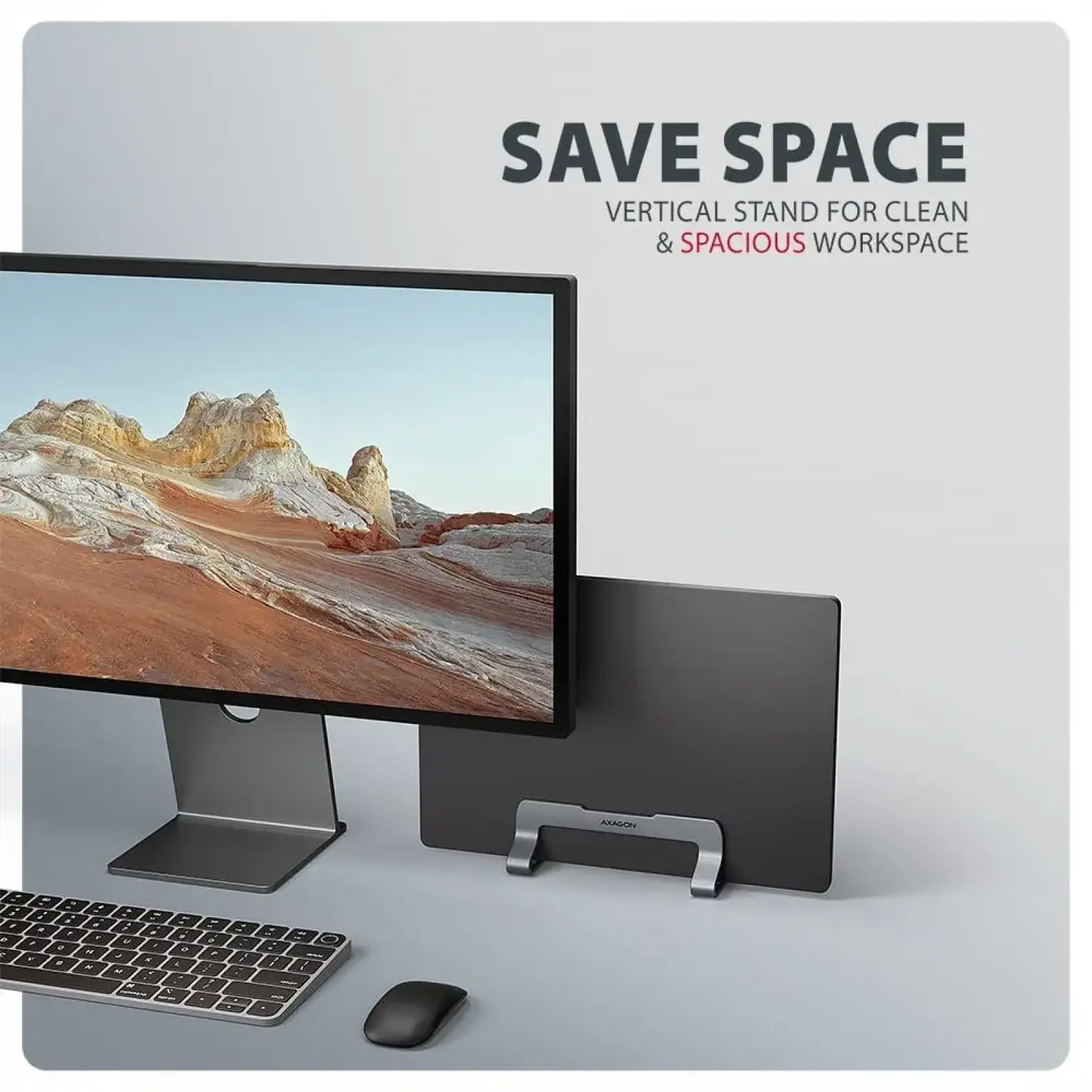 Вертикальна підставка для ноутбуків AXAGON STND-VG (розмір 10