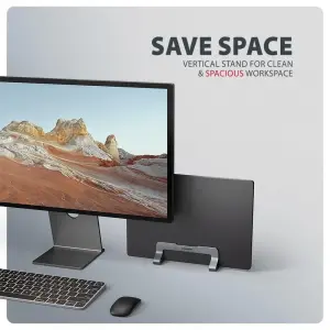 Вертикальна підставка для ноутбуків AXAGON STND-VG (розмір 10