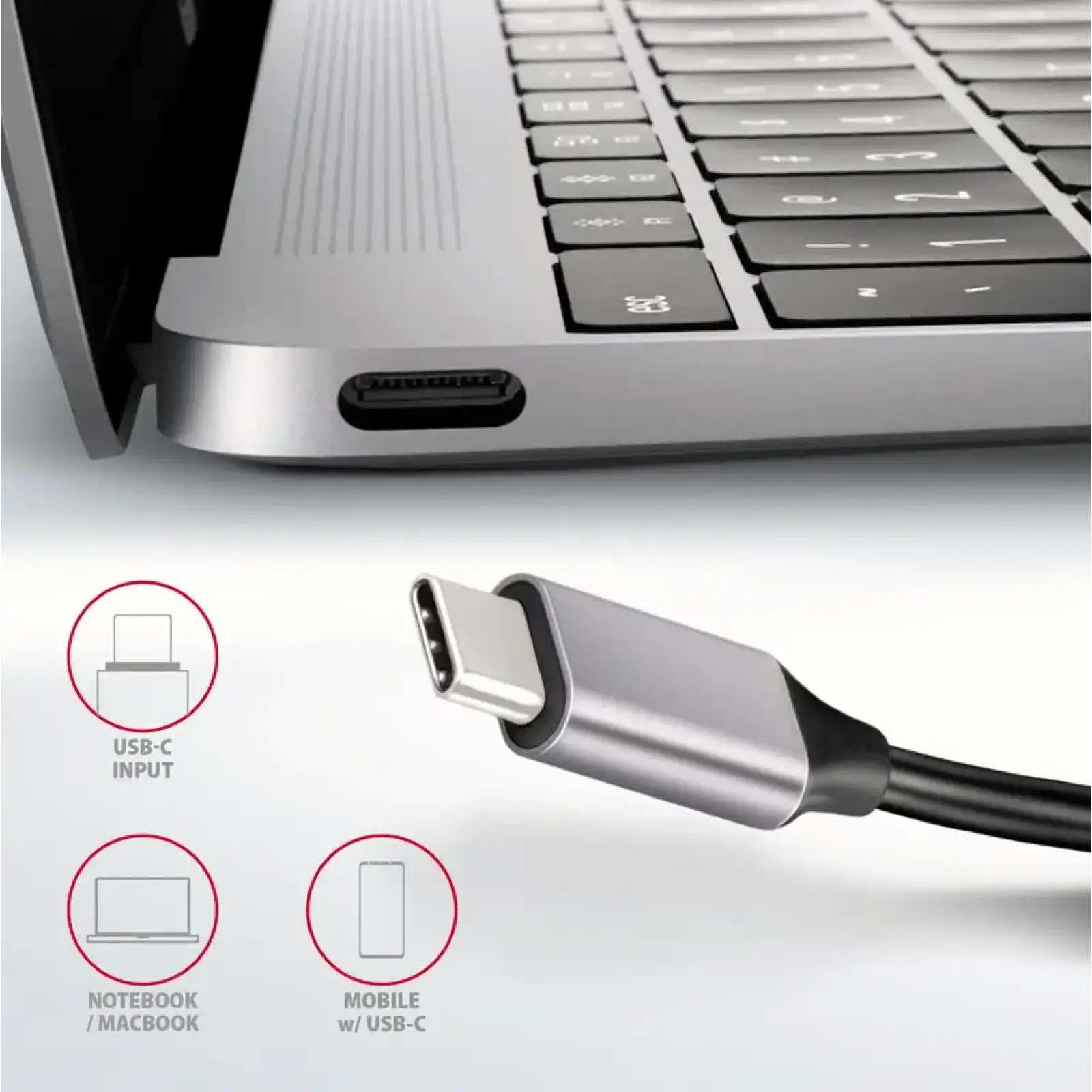 Концентратор USB-C 6IN1 0.2M HMC-6H4A AXAGON UA