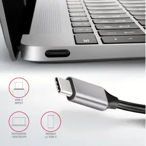 Концентратор USB-C 6IN1 0.2M HMC-6H4A AXAGON UA