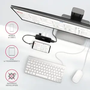 Концентратор USB-C 6IN1 0.2M HMC-6H4A AXAGON UA