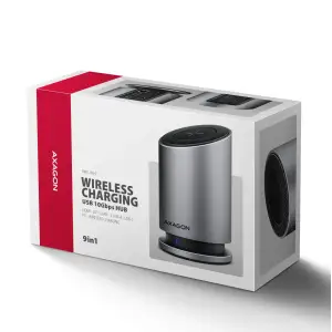 Концентратор USB-C 9IN1 WRL 0.6M HMC-WL9 AXAGON UA