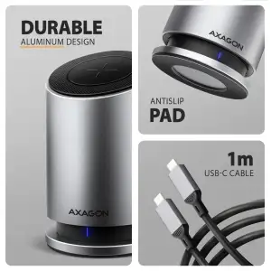 Концентратор USB-C 9IN1 WRL 0.6M HMC-WL9 AXAGON UA