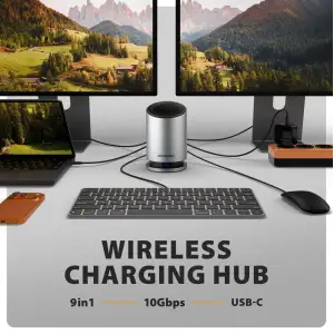 Концентратор USB-C 9IN1 WRL 0.6M HMC-WL9 AXAGON UA