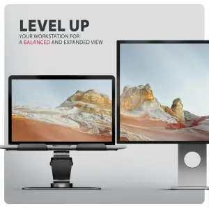 Підставка для ноутбуків AXAGON STND-LR стійка з поворотом на 360° (розмір 10