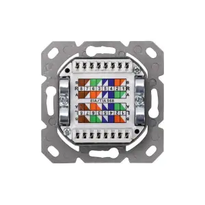 Розетка на два порта RJ45 CAT5E DN-9002-N DIGITUS by ASSMANN UA