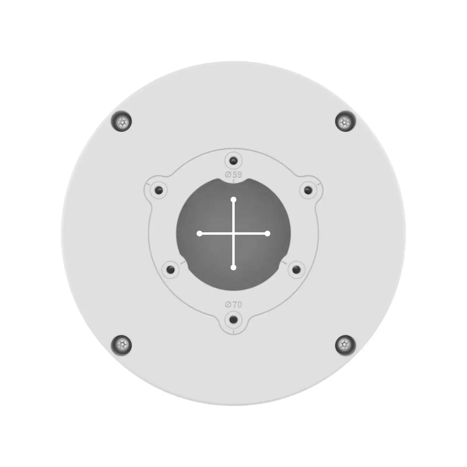 Монтажна коробка для циліндричної камери White SBO-140BW HANWHA VISION UA