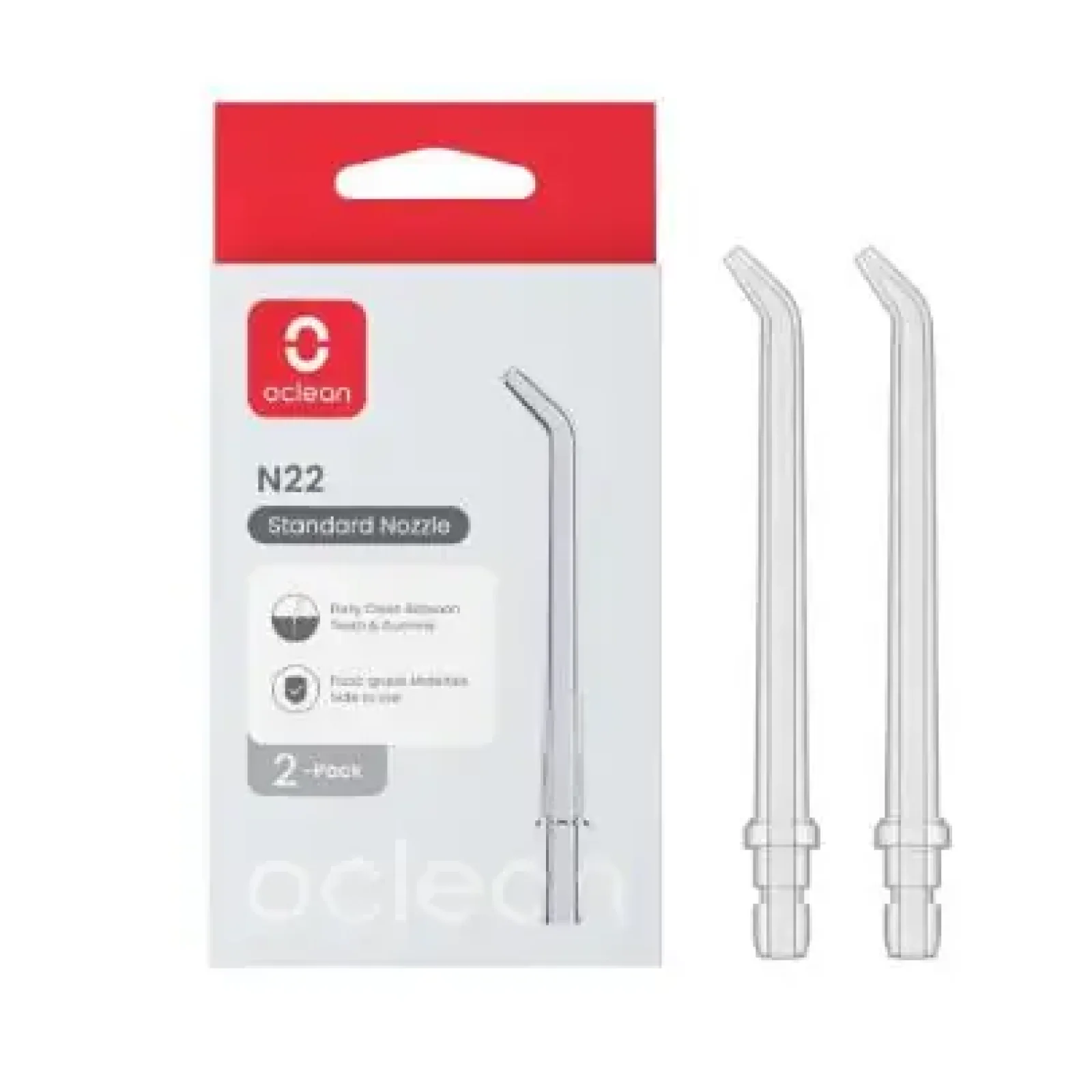 Насадки для іригатора Oclean Nozzle Standard N22 for W10 Lite 2 шт (6970810557565) UA