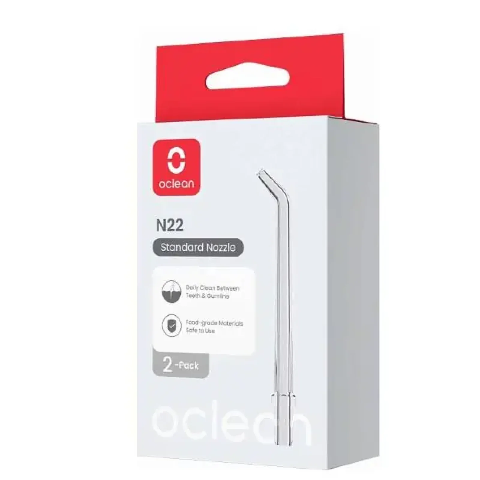 Насадки для іригатора Oclean Nozzle Standard N22 for W10 Lite 2 шт (6970810557565) UA