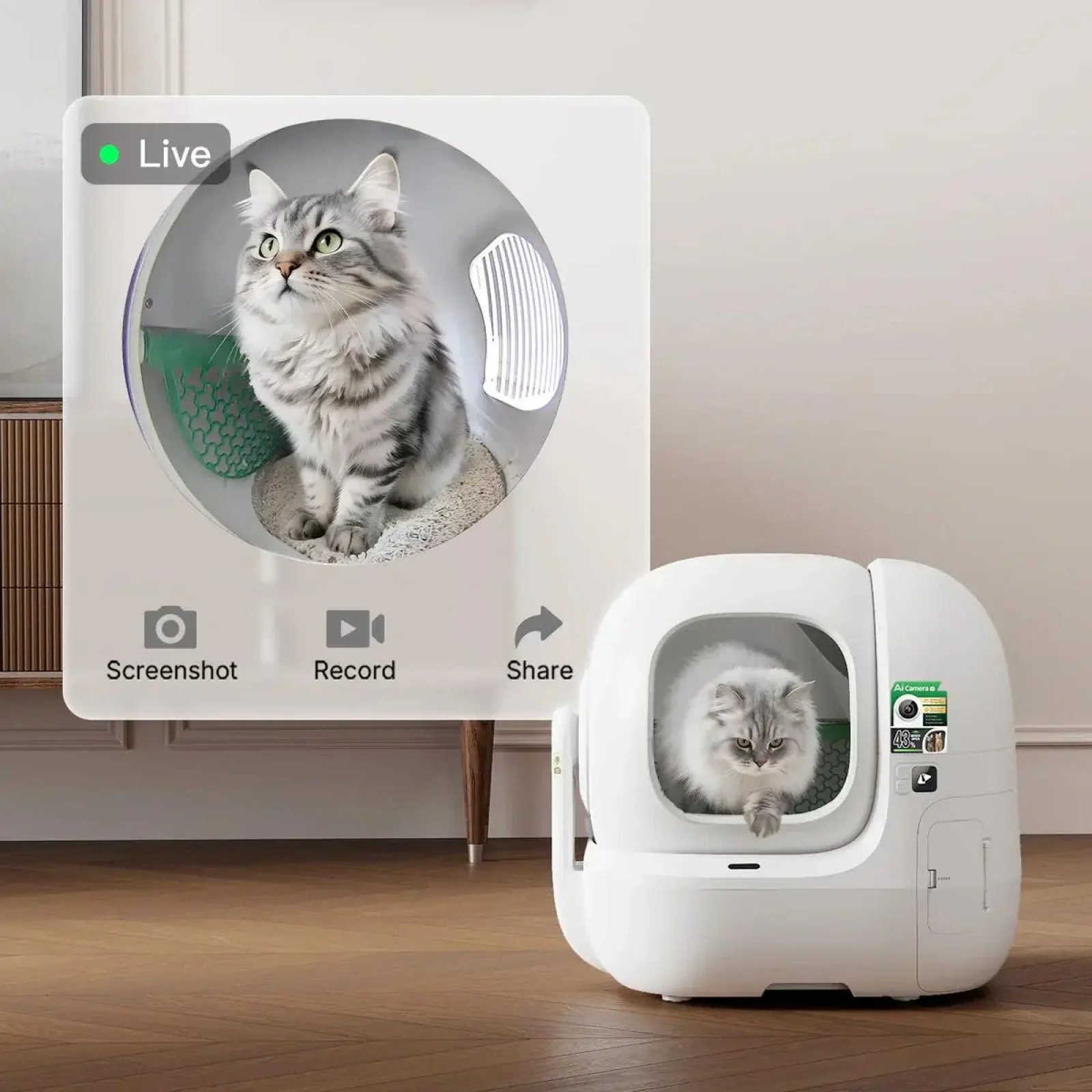 Смарт лоток PETKIT PUROBOT MAX PRO 2 P9904 (P9904 PRO2) UA