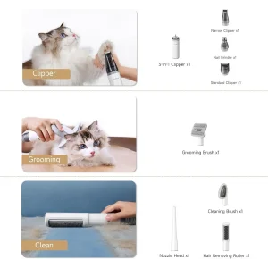 Набір для грумінгу Mova Pet Grooming G1Pro (CH2) UA