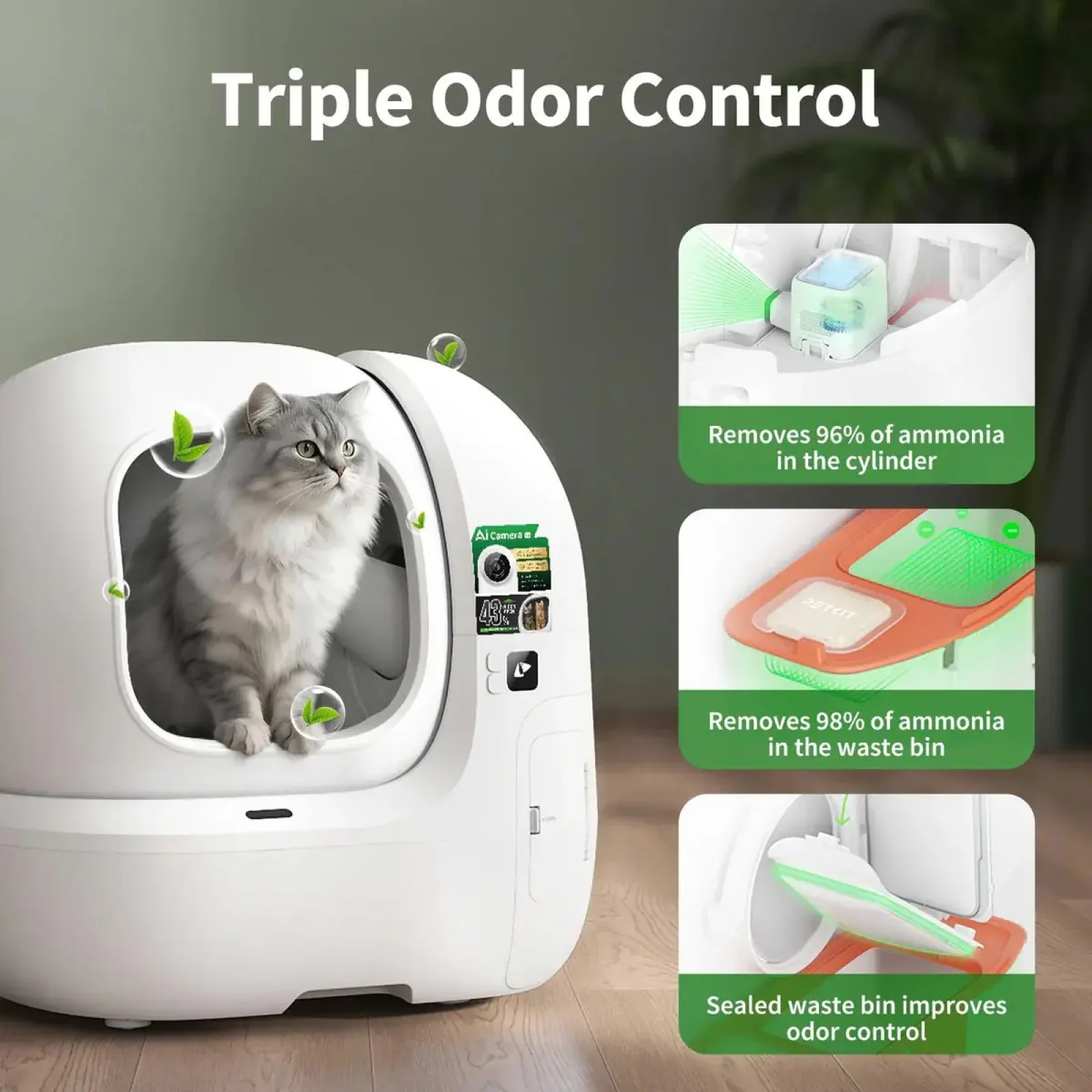 Смарт лоток PETKIT PUROBOT MAX PRO 2 P9904 (P9904 PRO2) UA