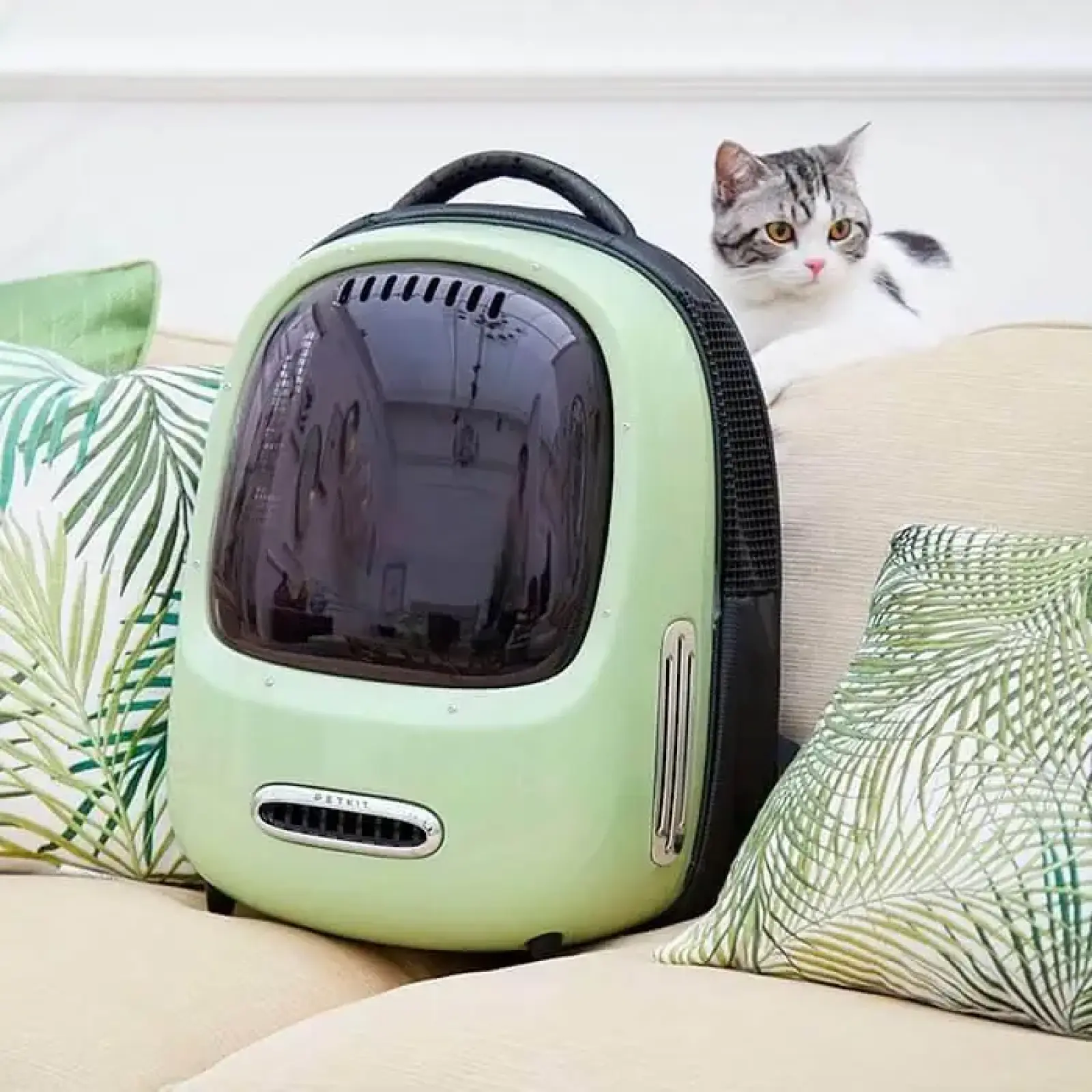 Рюкзак-переноска PETKIT Breezy 2 Cat Carrier Green P7704 (P7704 GREEN) UA