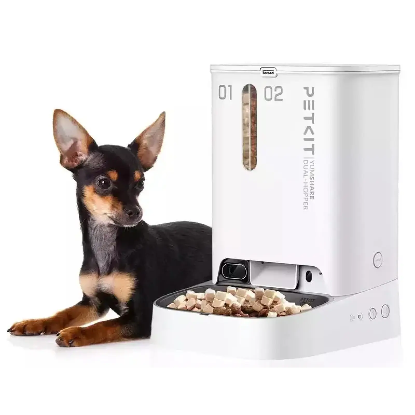 Смарт годівниця PETKIT YUMSHARE DUAL-HOPPER with Cam P591 UA