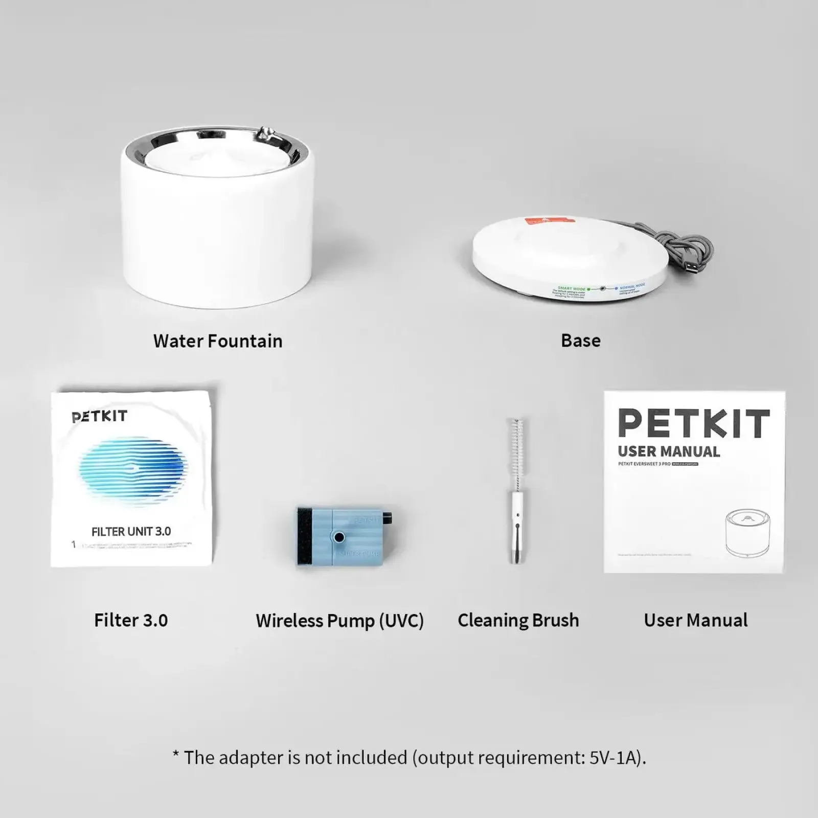 Поїлка PETKIT Eversweet 3 PRO Water Fountain White P4108 (UVC) (P4108 UVC) UA