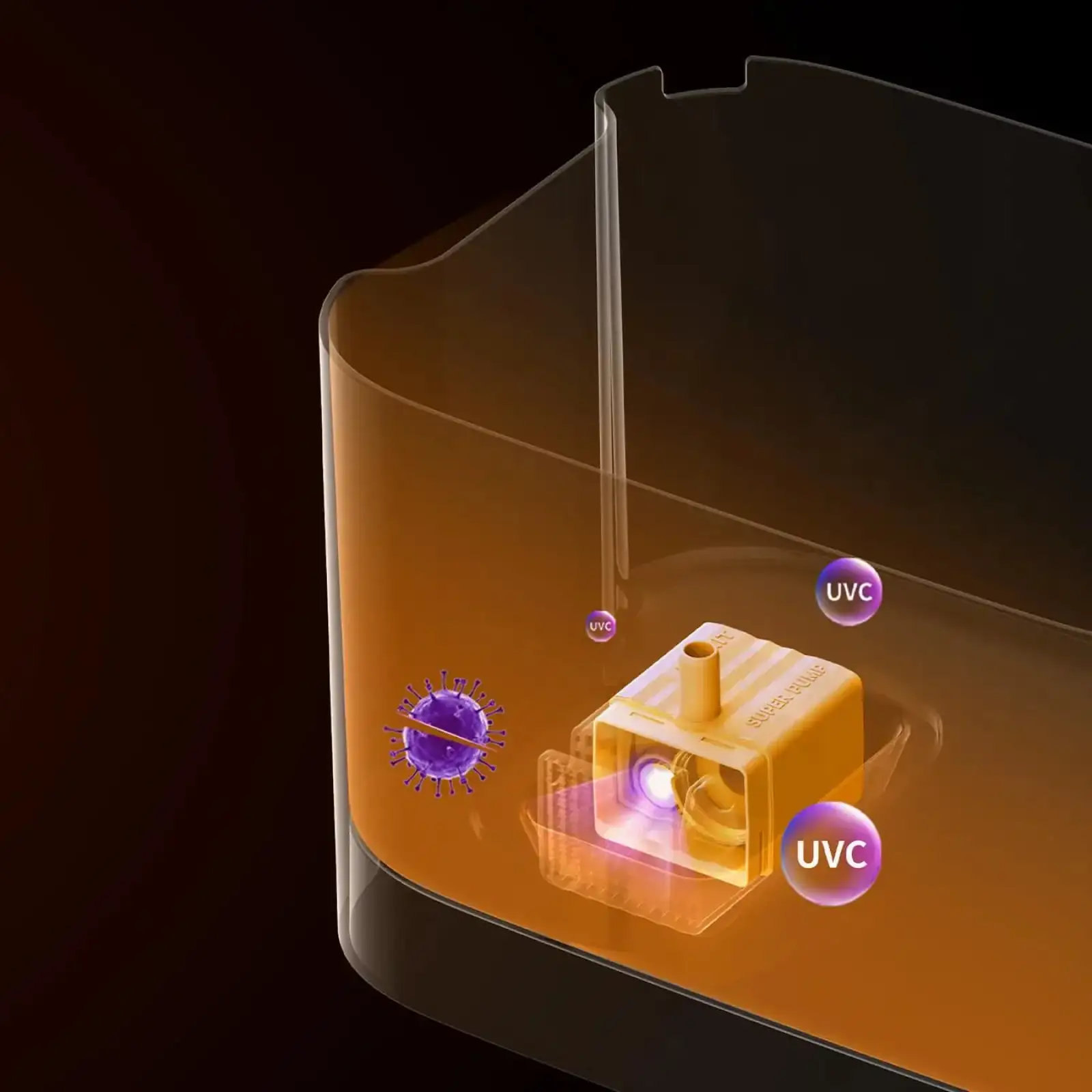 Безпровідна змінна помпа PETKIT P41161 (UVC) (P41161 UVC) UA