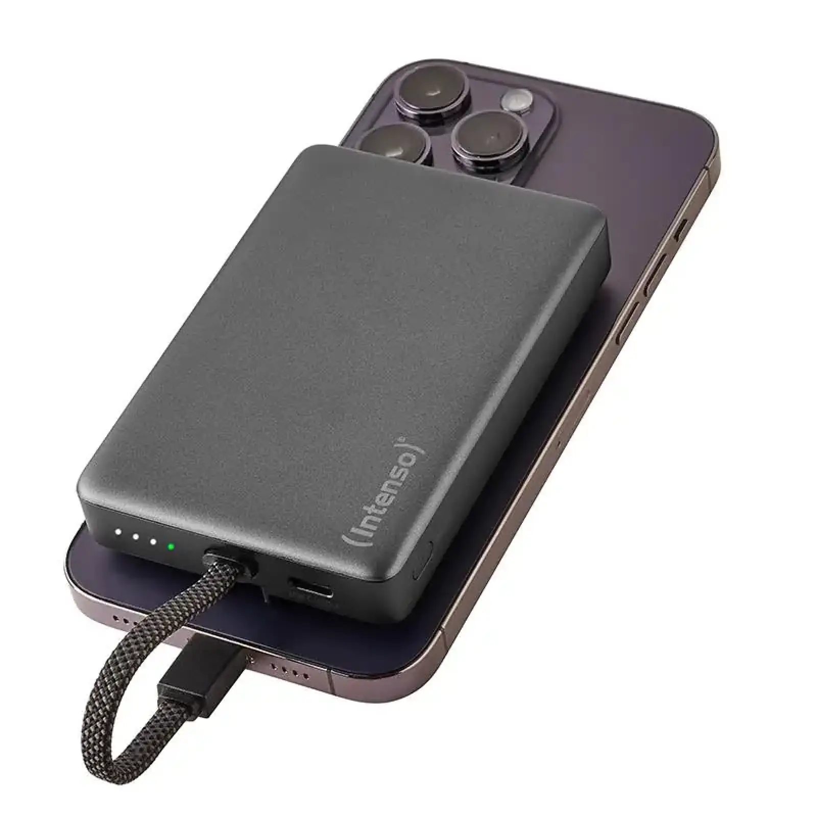 Зовнішній акумулятор USB 10000MAH MAG GREY 7340034 MC10000 INTENSO UA